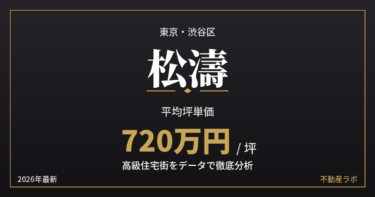 松濤の坪単価と地価を分析した高級住宅街エリア分析のアイキャッチ画像